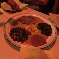 Photo taken at Queen Sheba Ethiopian Restaurant by Anni D. on 11/21/2017