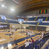 Photo taken at Halkapınar Spor Salonu by Eser E. on 8/26/2021