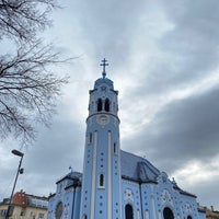 Photo taken at Kostol sv. Alžbety (The Blue Church) by Gerald M. on 1/2/2024