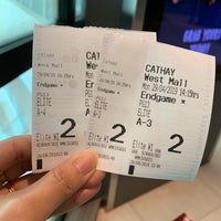 Photo taken at Cathay Cineplex by セレステ on 4/29/2019