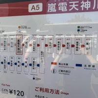 Photo taken at Randen Tenjingawa Station (A5) by セレステ on 11/5/2023