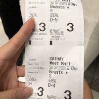 Photo taken at Cathay Cineplex by セレステ on 11/18/2018