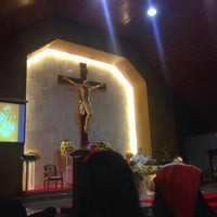 Photo taken at Maria Rosa Mystica Church by Kwang🎪 on 12/24/2015