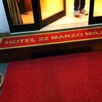 Photo taken at Hotel 22 Marzo Milan by Granato M. on 9/10/2014