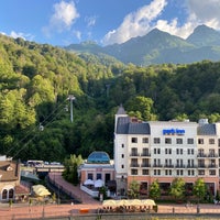 Photo taken at Golden Tulip Rosa Khutor by Igor T. on 7/15/2020