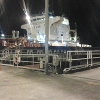 Photo taken at Tanjung Langsat Port Jetty by Mohamad A. on 1/22/2014