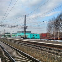 Photo taken at Ж/Д станция Новосибирск-Восточный by Pavel T. on 4/6/2014