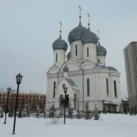 Photo taken at Храм во имя Пресвятой Богородицы иконы Ея Знамение-Абалацкая by Pavel T. on 1/19/2014