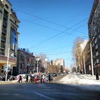Photo taken at ул.Орджоникидзе by Pavel T. on 2/8/2014
