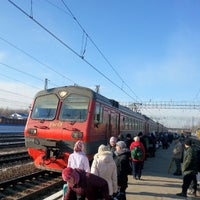 Photo taken at Ж/Д станция Новосибирск-Восточный by Pavel T. on 3/23/2014
