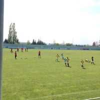 Photo taken at Fotbalové hřiště Xaverov by Jakub K. on 4/30/2017