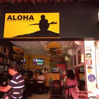 Photo taken at Aloha Pizzaria e Restaurante by Lu H. on 10/15/2017