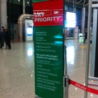 Photo taken at Alitalia Check-in by Pieter D. on 2/8/2013