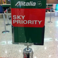 Photo taken at Alitalia Check-in by Pieter D. on 2/27/2013