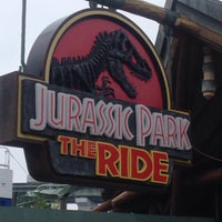 Photo taken at Jurassic Park: The Ride by Alex M. on 9/6/2015