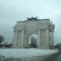 Photo taken at Триумфальная арка by Sergey V. on 1/9/2016