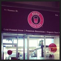 Elixir juice bar new york ny