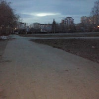 Photo taken at Стадион школы № 102 by Илья Б. on 4/20/2014