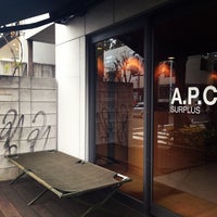 Photo taken at A.P.C. SURPLUS by dkym t. on 1/24/2014