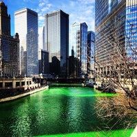 Photo taken at Chicago River Dyeing by Pedro C. on 3/15/2014