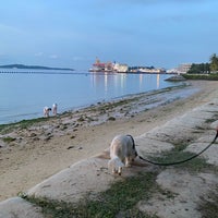 Photo taken at Pasir Ris Beach (Area 1) by Audrey T. on 8/14/2022