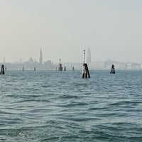 Photo taken at Lido di Venezia by Audrey T. on 10/22/2021