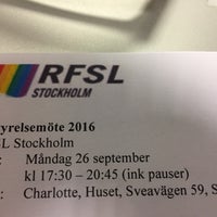Rfsl Office In Norra Adolf Fredrik