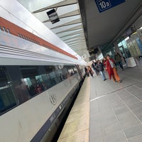 Photo taken at Brugge Railway Station by Evren Ş. on 3/4/2020