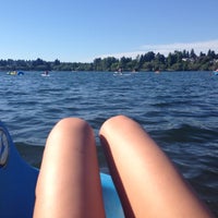 Photo taken at Green Lake Boathouse by Arushi D. on 7/13/2014