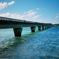 Photo taken at Ikema Ohashi Bridge by Yuzaburo E. on 11/1/2023