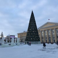 Photo taken at Новособорная площадь by Kate B. on 12/22/2019