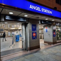 Photo taken at Angel London Underground Station by M A. on 12/28/2021