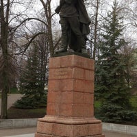Photo taken at Памятник Александру Матросову by Yuri on 5/4/2014