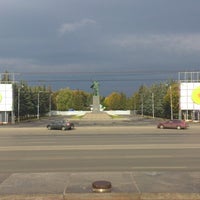 Photo taken at Трибуна Горсовета by Yuri on 9/16/2014