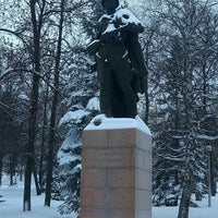 Photo taken at Памятник Александру Матросову by Yuri on 1/1/2020