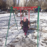 Photo taken at детская площадка на м.бухарестской by Алексей Б. on 4/15/2017