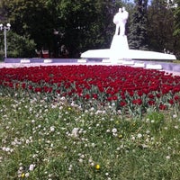 Photo taken at Памятник космической дружбе СССР и Чехословакии by Екатерина Б. on 5/19/2014