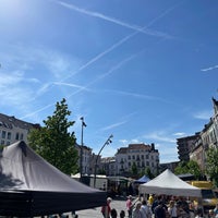 Photo taken at Place Jourdanplein by Yannick on 5/22/2022