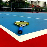 Photo taken at สนามเทนนิสศูนย์เยาวชนเฉลิมพระเกียรติ by Nadal C. on 6/22/2013