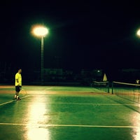 Photo taken at Tennis Court ภาณุรังสี by Nadal C. on 1/1/2013
