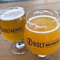 Photo taken at Bolt Brewery by Bridget W. on 4/15/2019