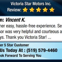Das Foto wurde bei Victoria Star Motors Inc. von Victoria Star Motors Inc. am 7/9/2016 aufgenommen