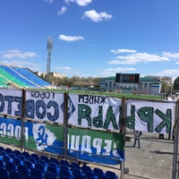 Photo taken at Metallurg Stadium by Алёнчик on 5/17/2019