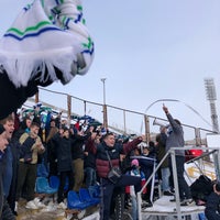 Photo taken at Metallurg Stadium by Алёнчик on 3/6/2021