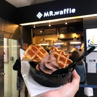 Photo taken at MR.waffle by - ̗̀anna ̖́- on 5/8/2017