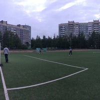 Photo taken at Футбольное поле школы №60 by Stepan S. on 6/2/2014