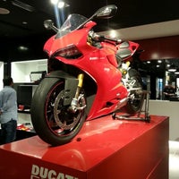 Photo taken at Ducati Caffe by Raul on 12/30/2012