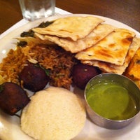 Photo taken at Woodlands Indian Vegetarian Cuisine by Drew F. on 2/22/2013