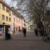 Photo taken at Széchenyi utca by Orsolya on 4/1/2014