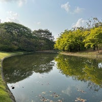 Photo taken at Queen Sirikit Park by Nara G. on 3/3/2024